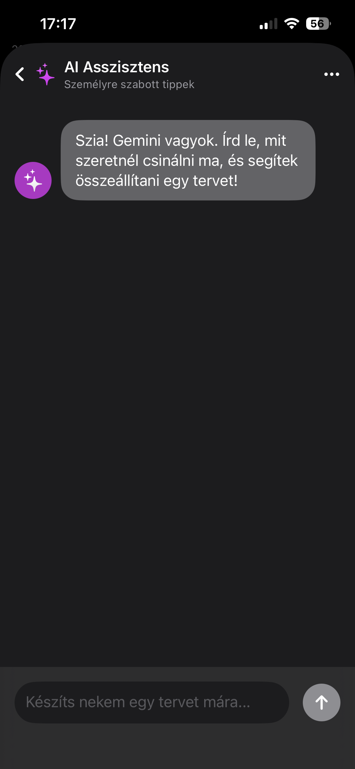 AI Chat és időbeosztás generálás